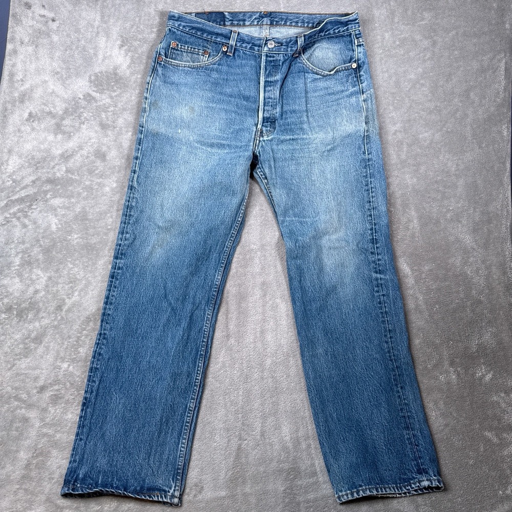 Vintage Levis Jeans Mens 38x30 (Fits 34x28) 501 XX Shrink to Fit Made in USA 90s
